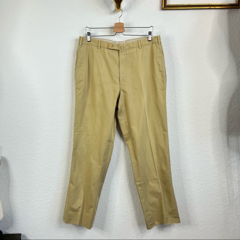 Ermenegildo Zegna Soft Made in Italy Side Tab Flat Front Trousers